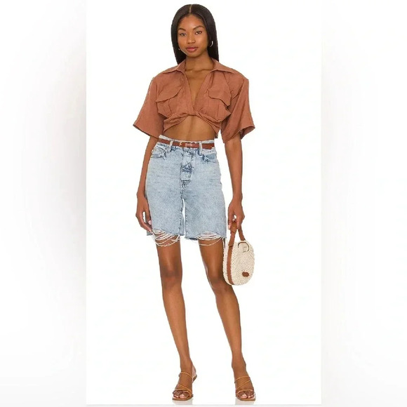 Lovers + Friends Pants - Lovers & Friends DEVON HIGH RISE 90'S CUT OFF | NEW | 28
